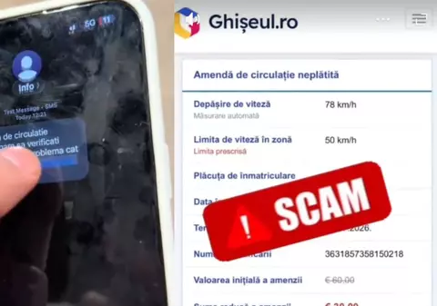 "Îți vor fi furați banii din cont". Noua țeapă cu amenda de parcare, explicată de Poliția Română