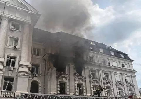 O dronă rusească a lovit clădirea SBU din Kiev și a vizat „direct” biroul șefului Serviciului de Securitate al Ucrainei. Există victime