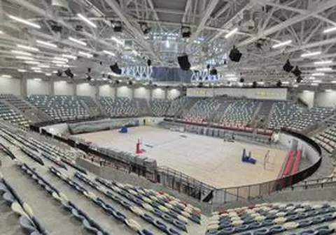 Federațiile se bat pentru noua sală ultramodernă din România! Arena e aproape de inaugurare, imagini din interior