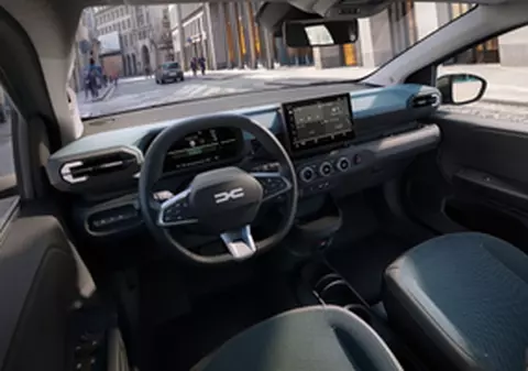 De nerecunoscut! Dacia Spring, tunată cu elemente din inspirate din lumea curselor! Cum arată modelul germanilor