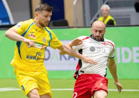 România - Austria, în optimile Campionatului European de Minifotbal » 7-0! „Tricolorii” se distrează