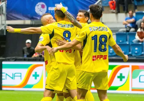 România a ZDROBIT-o pe Austria în optimile Campionatului European de Minifotbal!