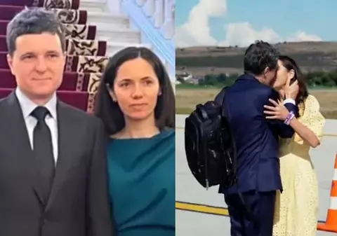 Ce a făcut Nicușor Dan la câteva minute după ce a sărutat-o pe Mirabela Grădinaru, pe aeroport! S-a văzut totul pe filmare! Gestul făcut de șeful statului