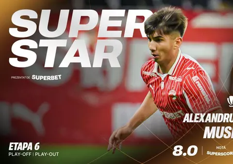 Super-Sub de play-off. Alexandru Musi este jucătorul etapei în Superliga