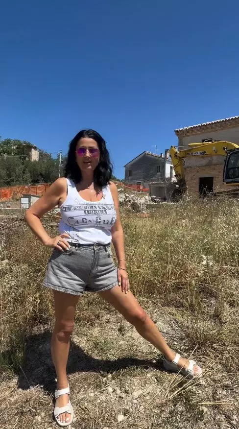 Gabriela Cristea pe santier (2)