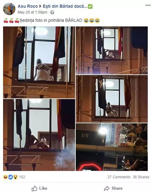 Dansatoarele Andreei Antonescu au făcut poze sexy în Primăria Bârlad (8)