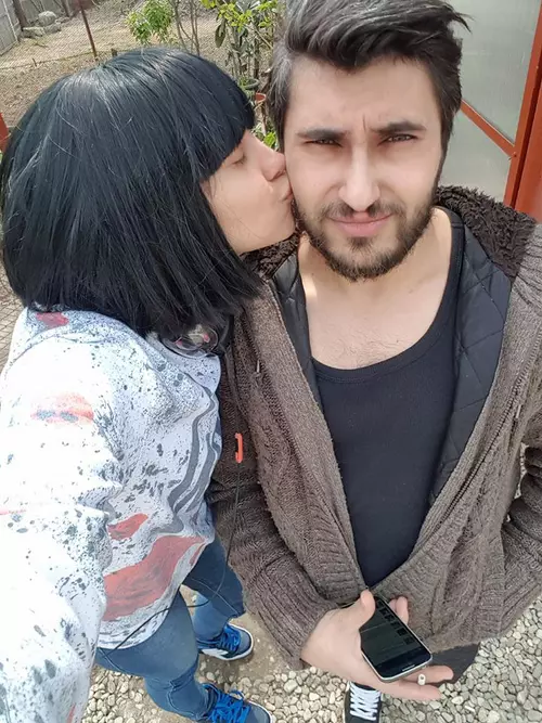 Cea mai tandră ipostază de familie cu Lora și fratele său. Până la urmă eu sunt sora mai mare