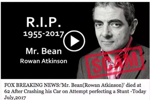 Știrea falsă care anunță că Rowan Atkinson a murit face înconjurul lumii. Este de fapt un virus!