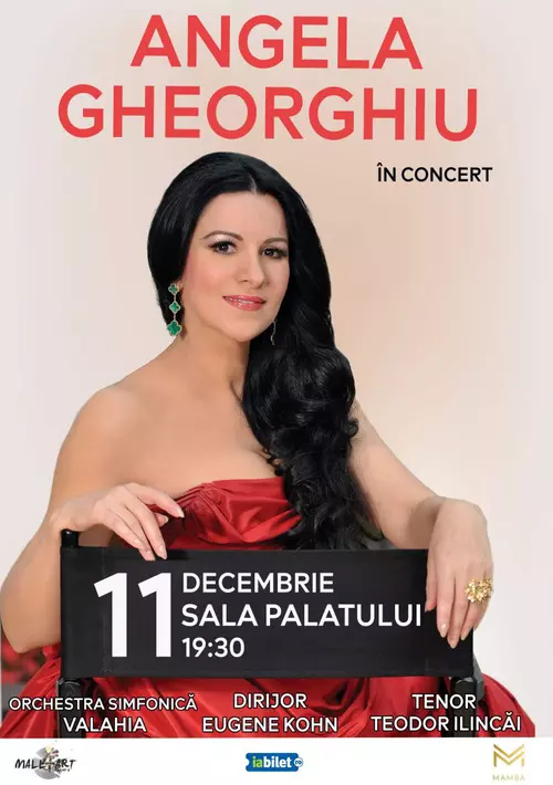 Angela Gheorghiu, repertoriu de excepție pe 11 decembrie la Sala Palatului