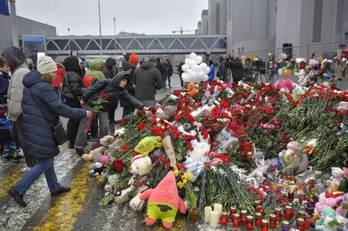 (FOCUS)RUSSIA MOSCOW TERRORIST ATTACK MOURNING