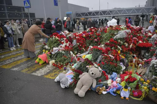 (FOCUS)RUSSIA MOSCOW TERRORIST ATTACK MOURNING