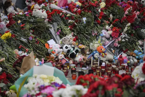 (FOCUS)RUSSIA MOSCOW TERRORIST ATTACK MOURNING