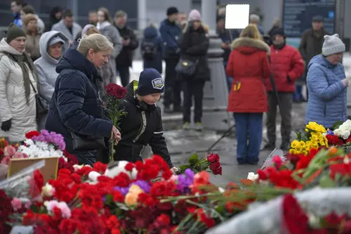 (FOCUS)RUSSIA MOSCOW TERRORIST ATTACK MOURNING