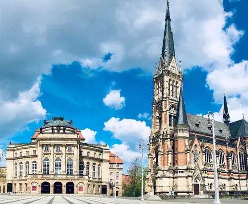 Germany,,Chemnitz,-,05,June,2022.,Panoramic,View,Chemnitz,City