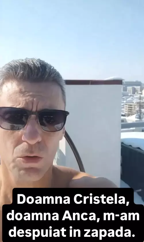 Mircea Badea in zapada 2