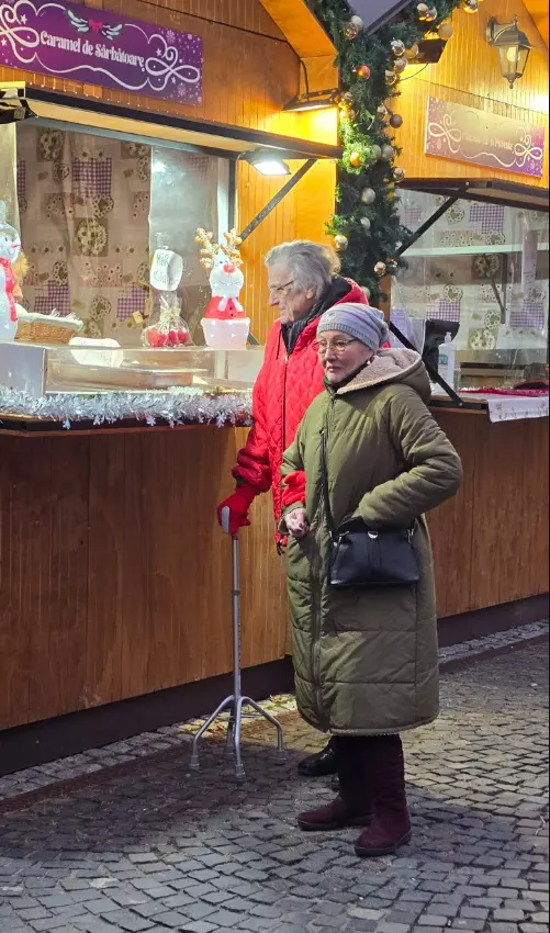 florin piersic la targul de craciun din cluj