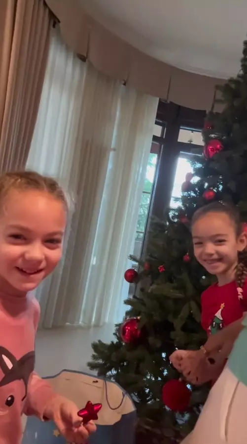 valentina pelinel cristi borcea copii brad craciun noiembrie (12)