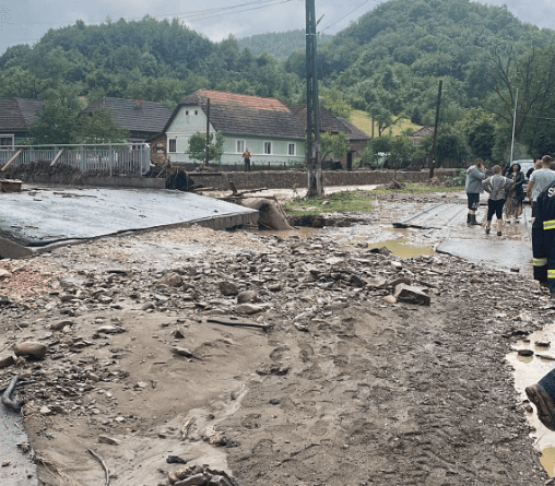 Inundatii in judetul Arad