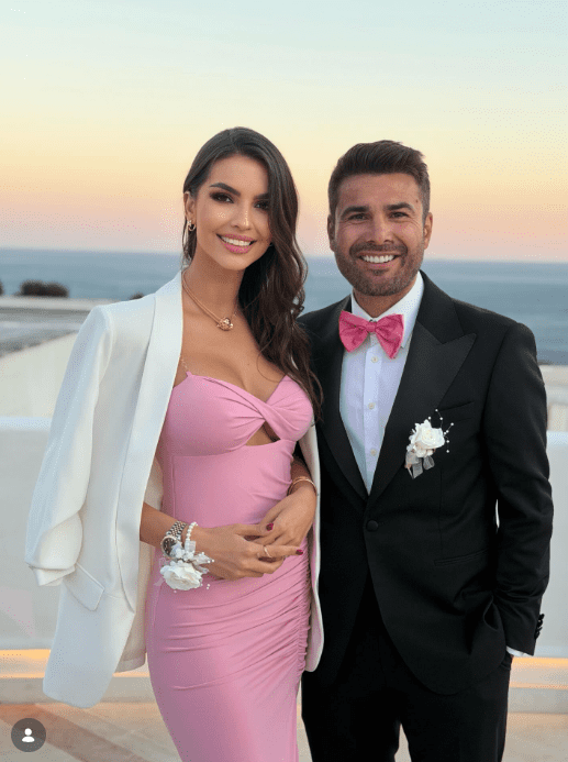 Sandra si Adrian Mutu in Capri