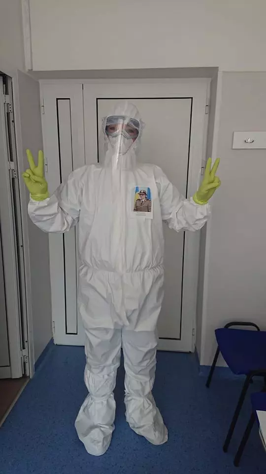 Căpitan medic Sînziana Lovin de la Spitalul Clinic Militar de Urgență ”Dr. Iacob Czihac” Iași