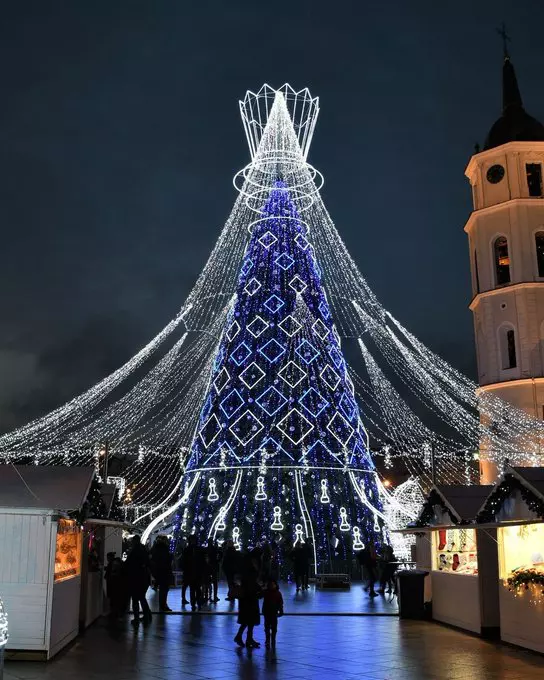vilnius christmas tree - foto x