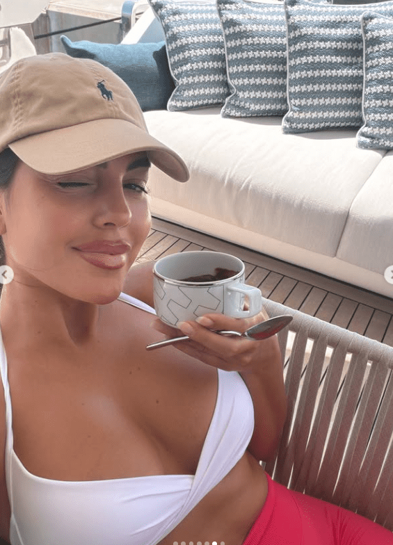Georgina Rodriguez pe yaht