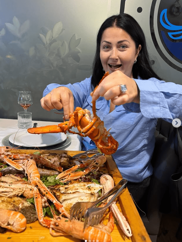 Gabriela Cristea la restaurant