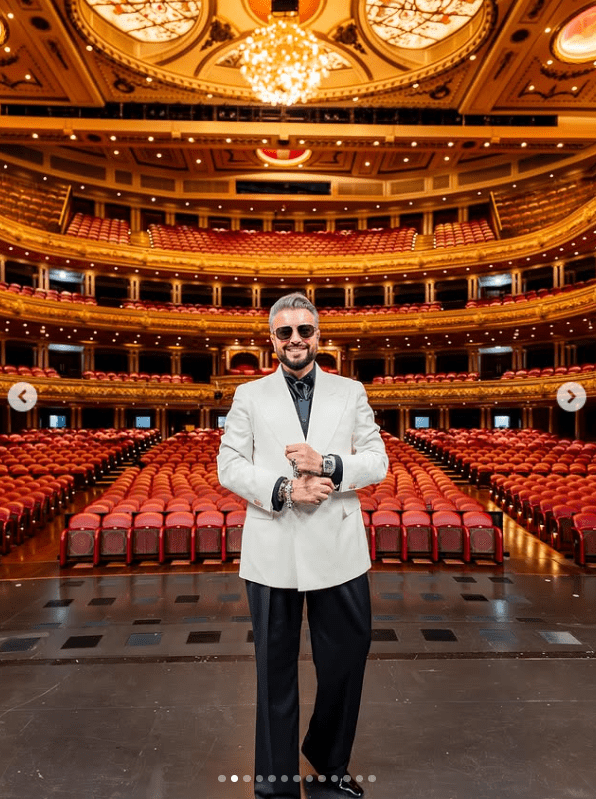 Catalin Botezatu la Balul printeselor de la Cairo