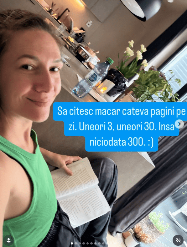 Adela Popescu adora sa citeasca