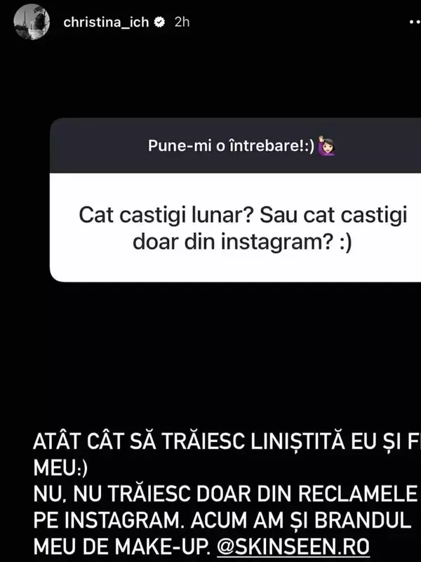cristina ich bani lunar