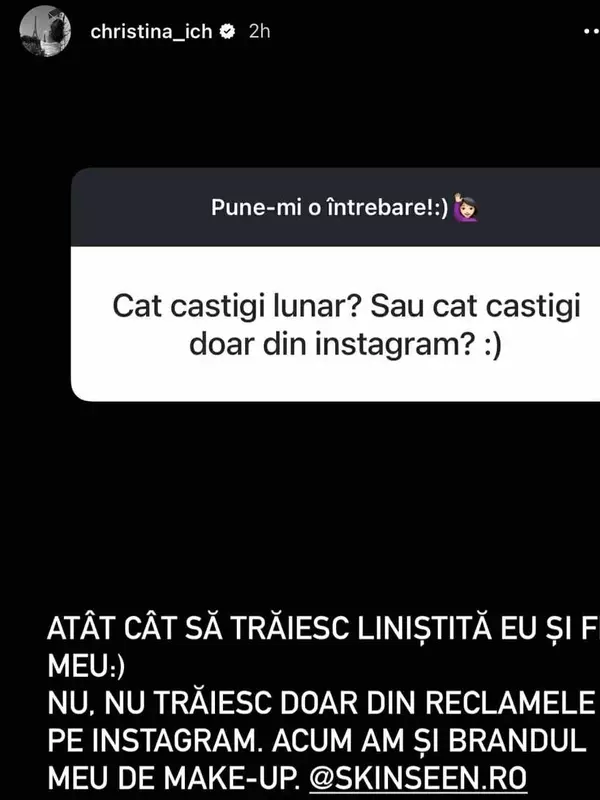 cristina ich bani lunar