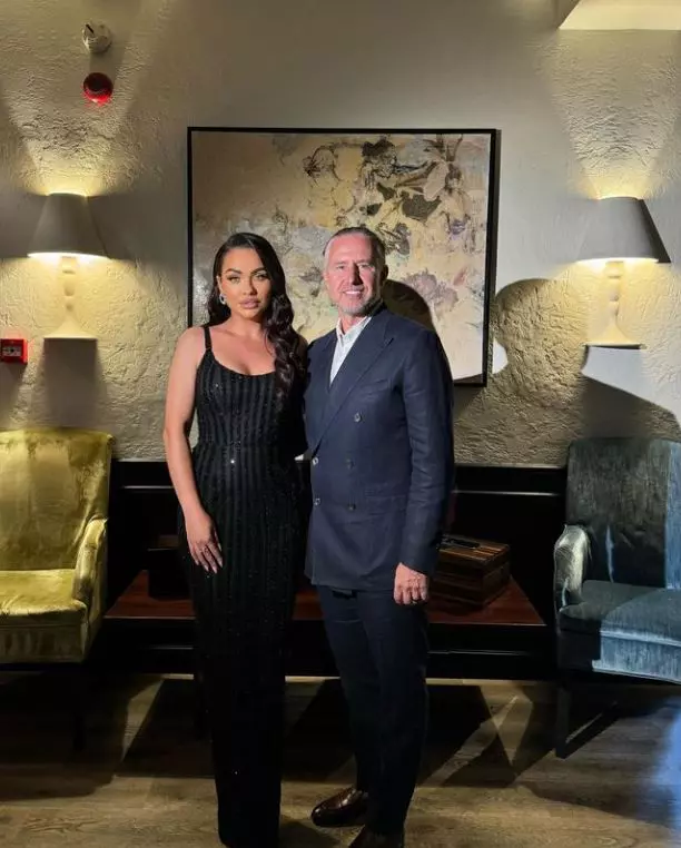 Corina Caciuc și Laurențiu Reghecampf