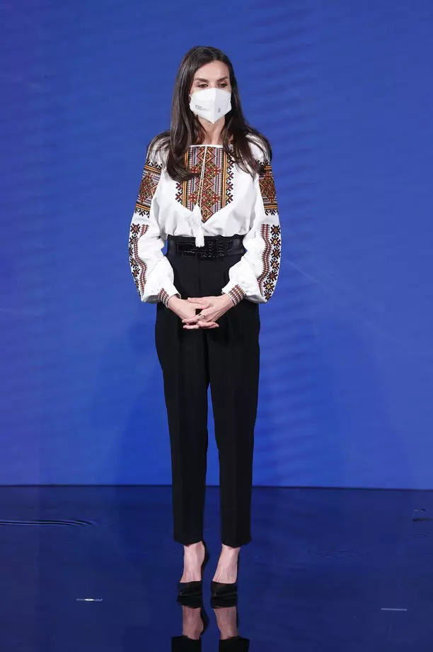 Queen Letizia at Mutua Madrilena foundation event