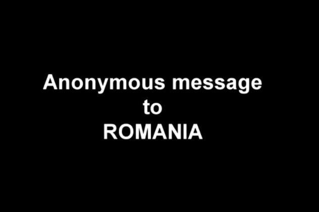 Gruparea de hackeri Anonymous, mesaj către români: "Trebuie să conştientizaţi ca doborârea unui singur om şi alegerea altuia în locul nu vă vor rezolva problemele" | VIDEO