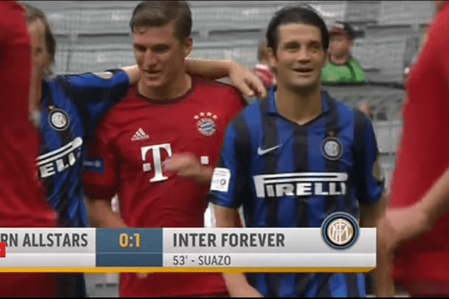 Cristi Chivu a revenit cu succes pe gazon, în demonstrativul Inter Forever - Bayern All Stars / GALERIE FOTO&VIDEO