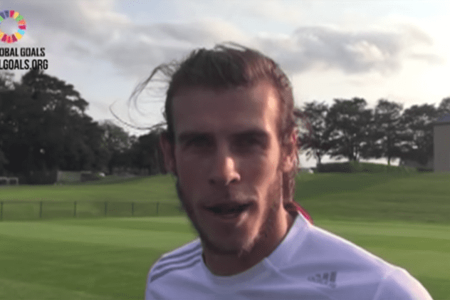 Fotbalistul Gareth Bale a participat la concursul “Goluri amețite” pentru o cauză nobilă