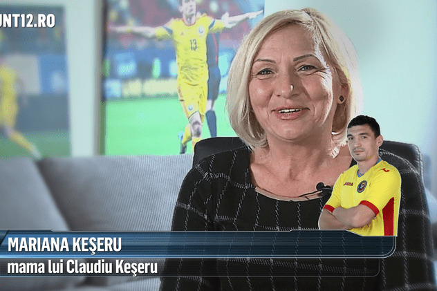 Mama lui Claudiu Keșeru a făcut pe portarul pentru fiul ei / VIDEO