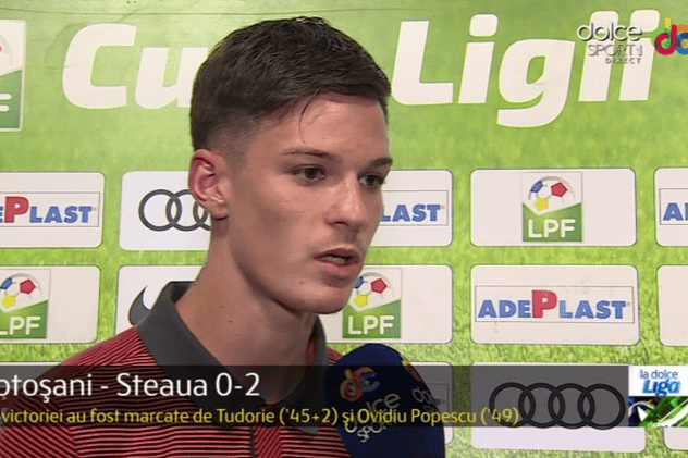 Man, după debutul la Steaua: ”Numărul 7 are greutate, sper să nu dezamăgesc”