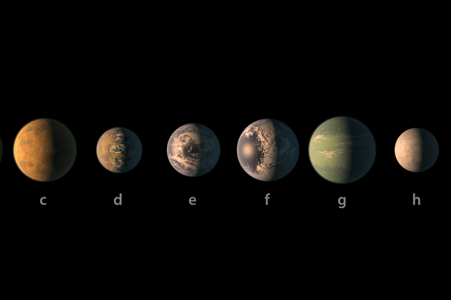 NASA a găsit 7 planete de dimensiunea Pământului in sistemul solare Trappist-1