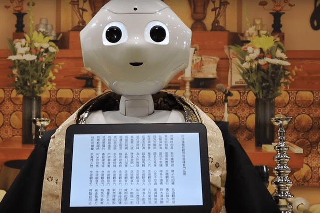 A apărut preotul-robot. Este budist și slujește la înmormântări în Japonia