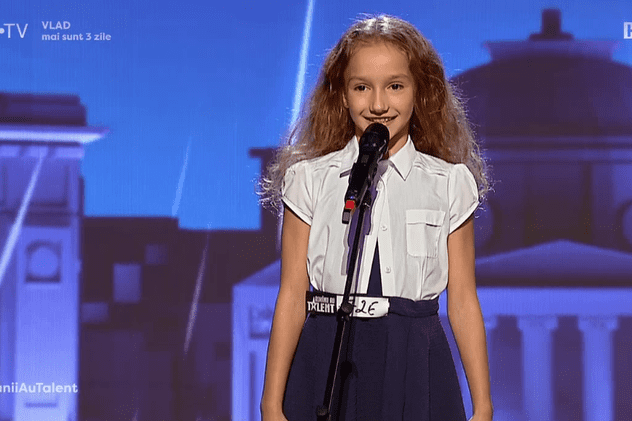 Andra a dat al doilea Golden Buzz de la "Românii au talent", sezonul 9. Cine este Ema Stoian, fetița de 10 ani care a impresionat-o