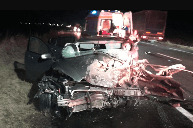 Accident grav în Ialomița, pe DN2. O persoană a murit, două au fost rănite