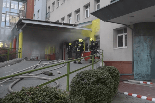 Incendiu la un spital central din Budapesta. O persoană a murit, două au fost intoxicate cu fum