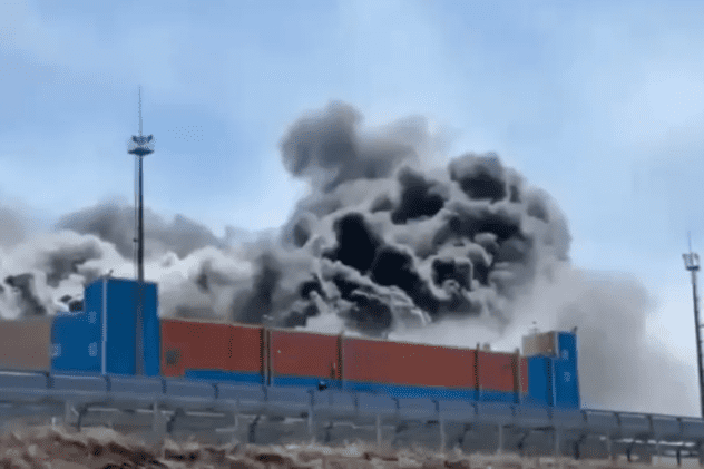 VIDEO | Incendiu de amploare la o centrală termoelectrică de pe Insula Sahalin
