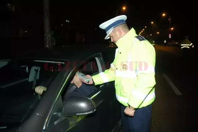 Bărbat din Botoșani, reținut după ce a fost prins beat la volan de două ori în aceeași zi