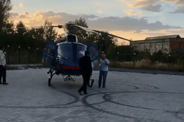 Șeful CJ Caraș-Severin, pe post de pilot la o nuntă, la Reșița: „Direct el, Dunca Romeo, multimilionarul, ne plimbă cu elicopterul!”