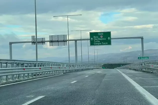 Un șofer a condus cu spatele pe autostrada A1 Turda-Sebeș. Cum a fost sancționat