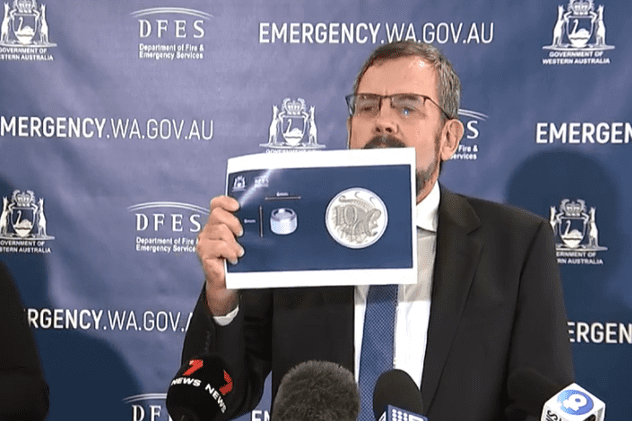 O capsulă radioactivă minusculă, pierdută în Australia: „Nu o atingeți!”