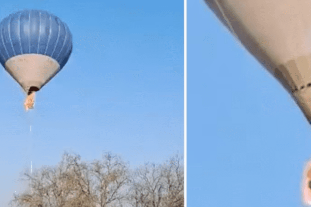 Doi oameni au murit și un copil a fost grav rănit, după ce un balon cu aer cald a luat foc, în Mexic: „Au sărit în gol”