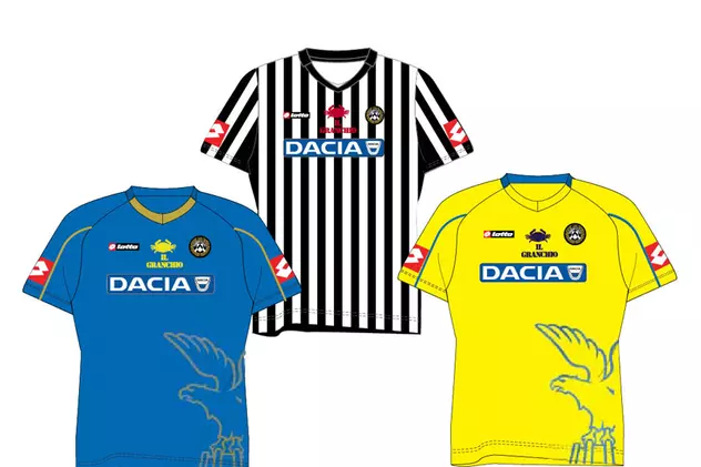 Dacia, noul sponsor al echipei Udinese 